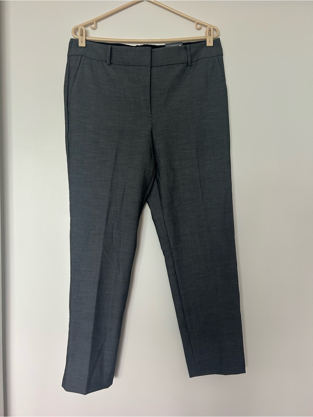 NWT - TALBOTS HAMPSHIRE STRAIGHT ANKLE PANTS size 12